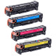 Pack de 4 Toners Laser Compatibles HP CC530A-CC531A-CC532A-CC533A - 304A