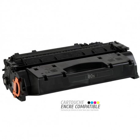 Toner Laser Compatible HP CF280X - 80X Noir