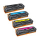 Pack de 4 Toners Laser Compatibles HP CE320A-CE321A-CE322A-CE323A