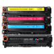 Pack de 4 Toners Laser Compatibles HP CE410A-CE411A-CE412A-CE413A