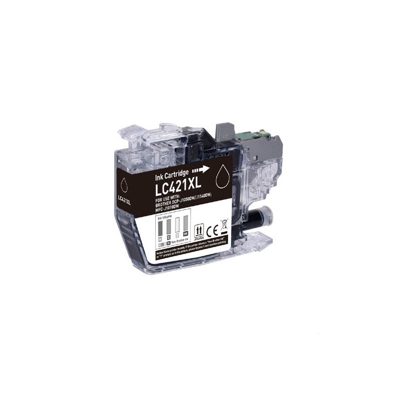 Brother LC421 XL Noir Compatible Cartouche Jet D'encre Brother