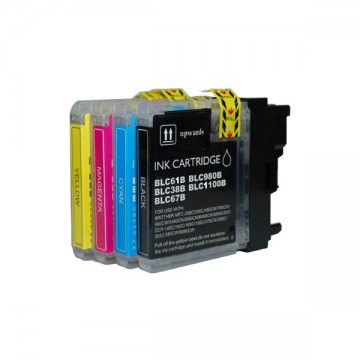 Pack De 4 Cartouches D'encre Brother LC1100 Noir Et Couleurs
