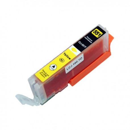 Cartouche D'encre Compatible Canon CLI551 Jaune