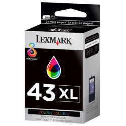 Cartouche d'encre originale Lexmark No.43 XL Couleurs