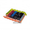 Lot De 10 Cartouches Compatibles Canon PGI525 & CLI526 - Pour PIXMA IP 4850